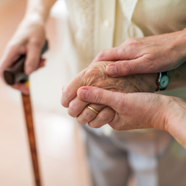 Elderly Holding Hands